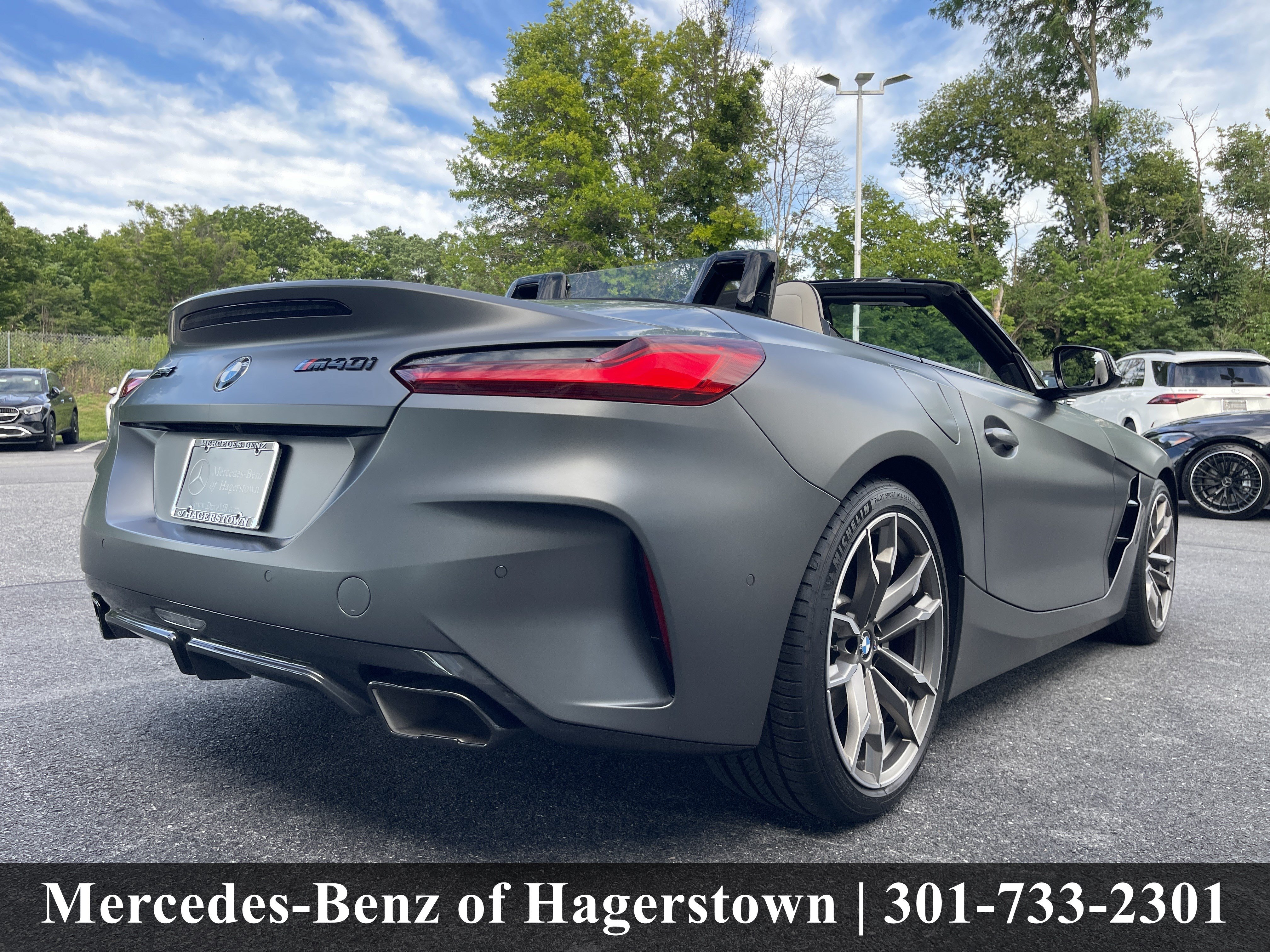 Used 2024 Frozen Grey II Metallic BMW M40i Roadster image 36