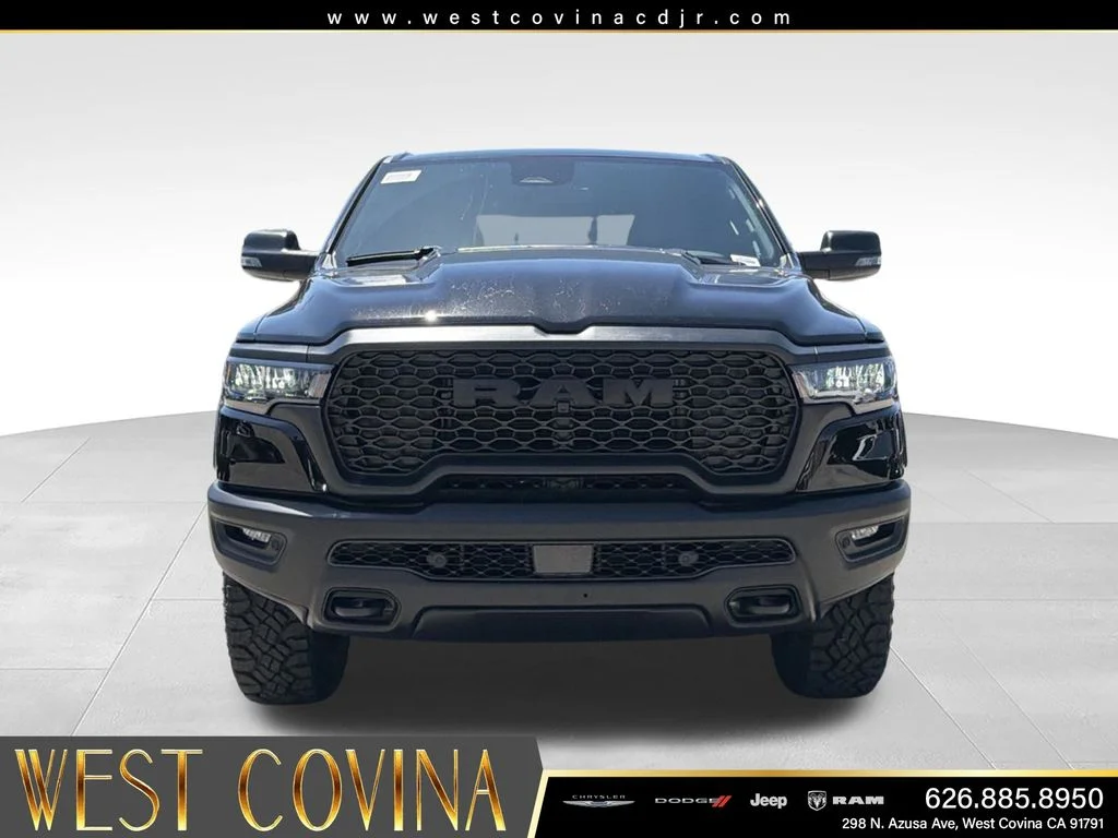 New 2026 Diamond Black Crystal Pearl-Coat Exterior Paint RAM Rebel image 3