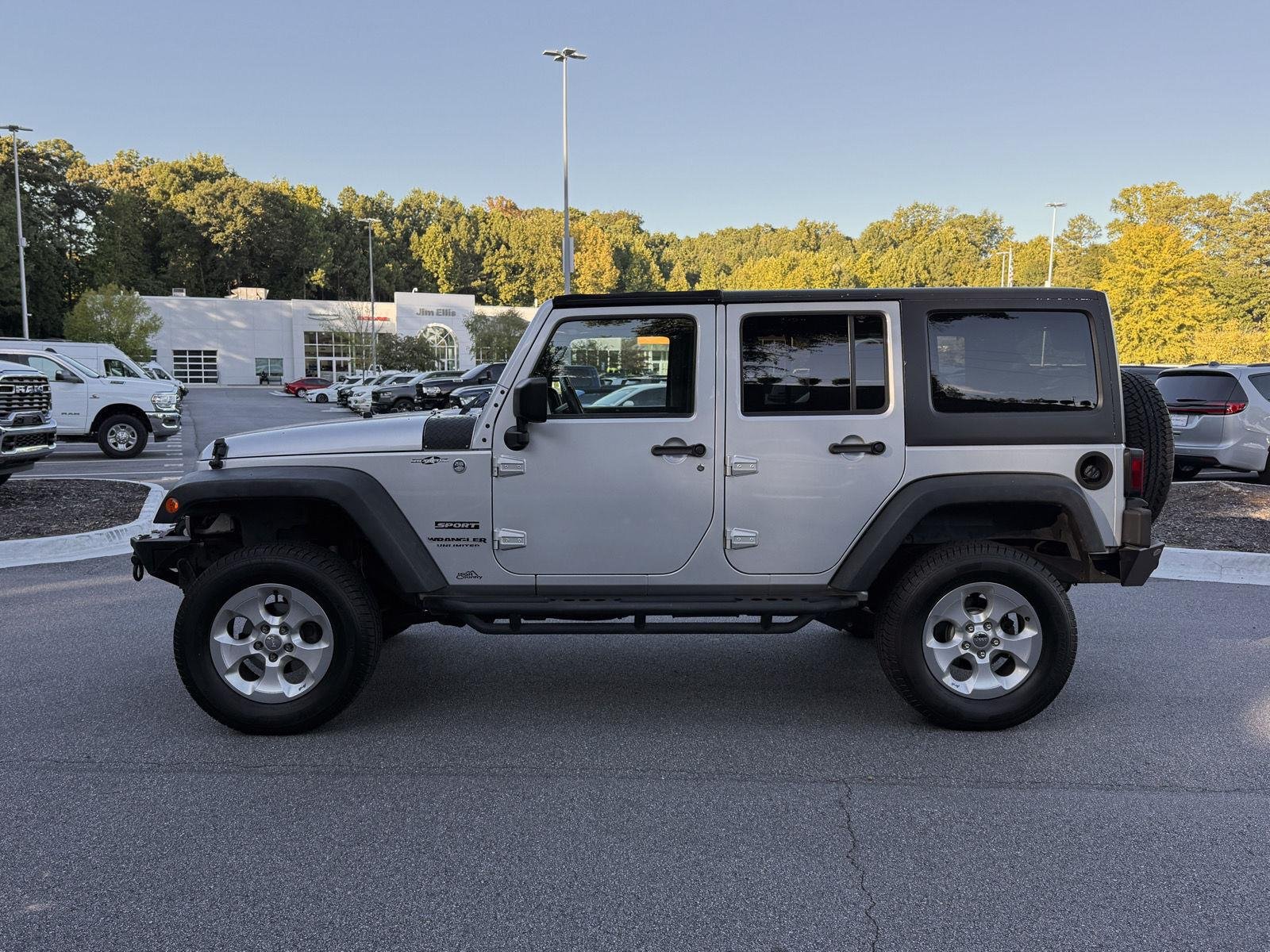 Used 2012 Jeep Wrangler Unlimited Sport with VIN 1C4BJWDG9CL202970 for sale in Woodstock, GA