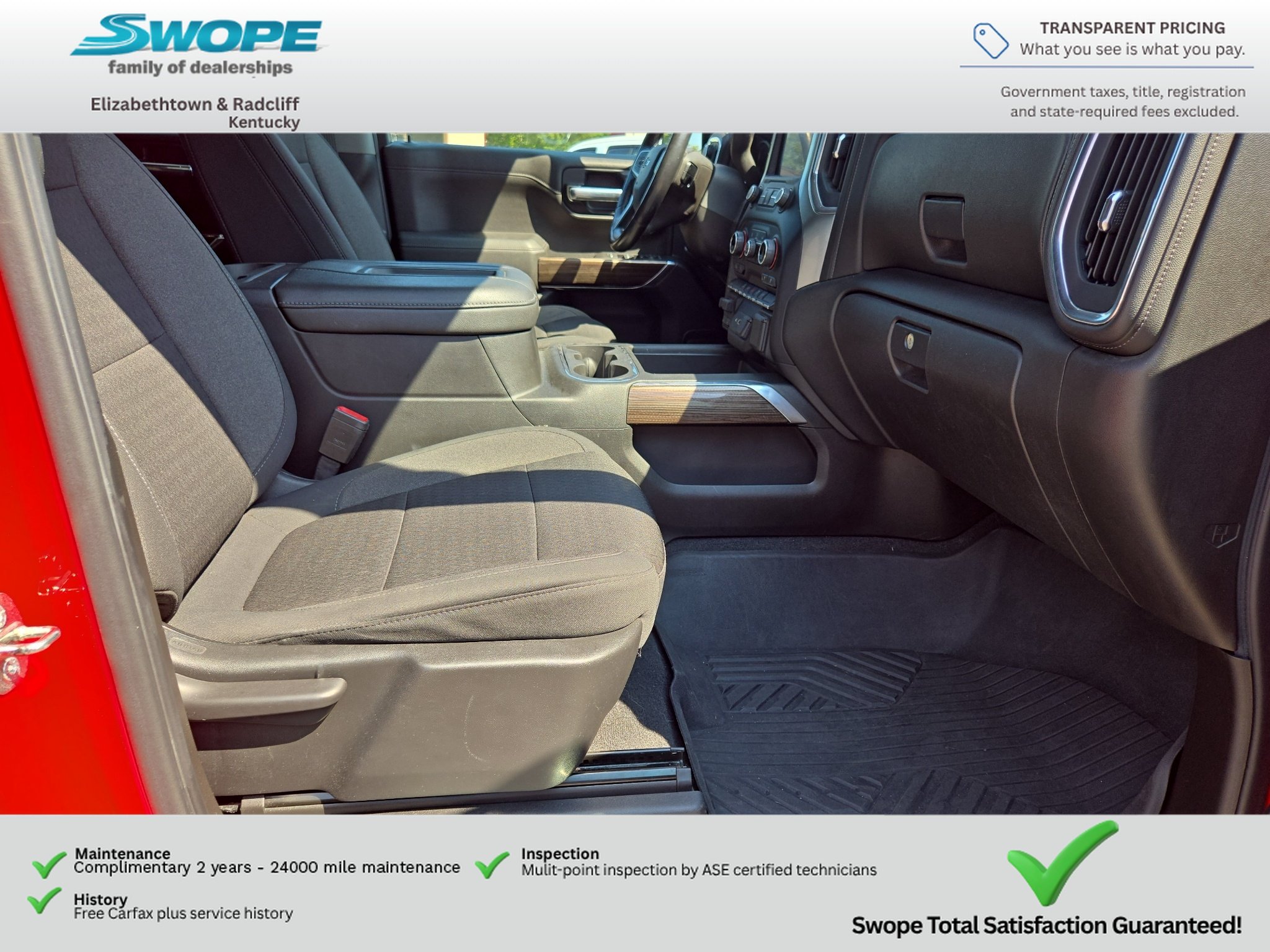 Used 2021 Red Hot Chevrolet LT Trail Boss image 14