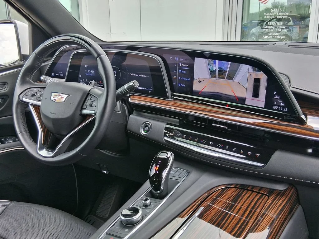 Used 2024 Crystal White Tricoat Cadillac Premium Luxury image 17