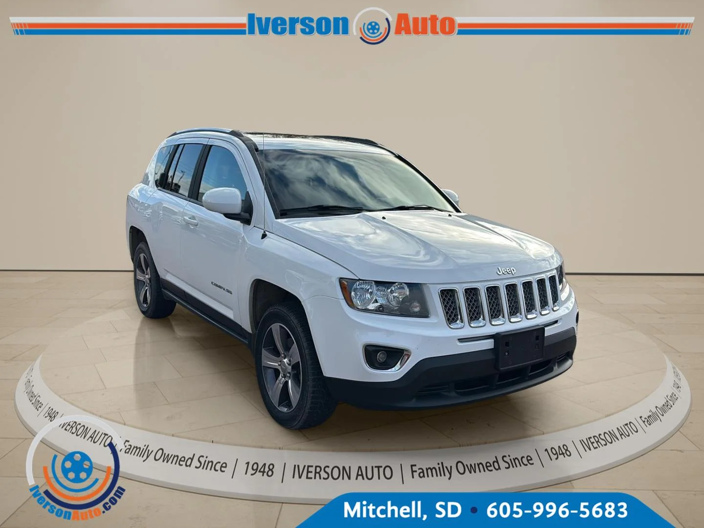 Used 2016 Bright White Clearcoat Jeep High Altitude Edition image 3