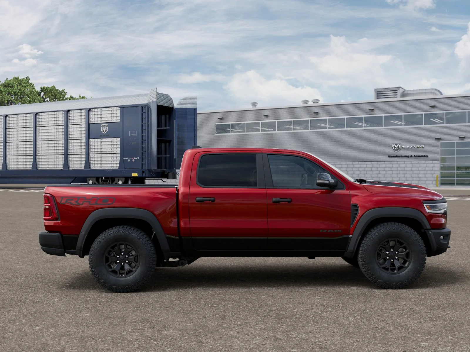 New 2026 Molten Red Pearl-Coat Exterior Paint RAM RHO image 12