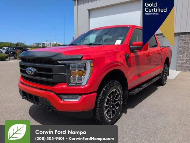Certified Used 2021 Red Ford Lariat image 9