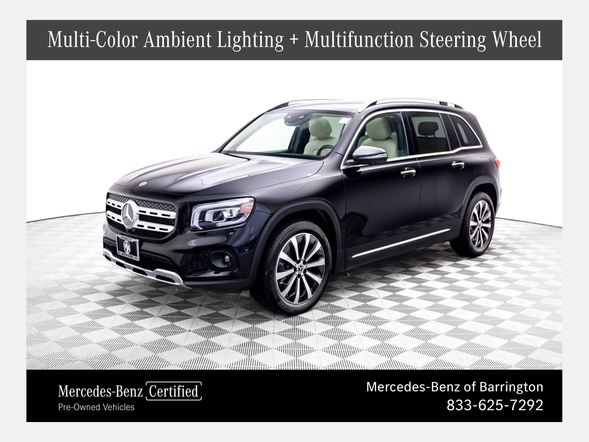 Certified Used 2023 Black Mercedes-Benz GLB 250 image 1