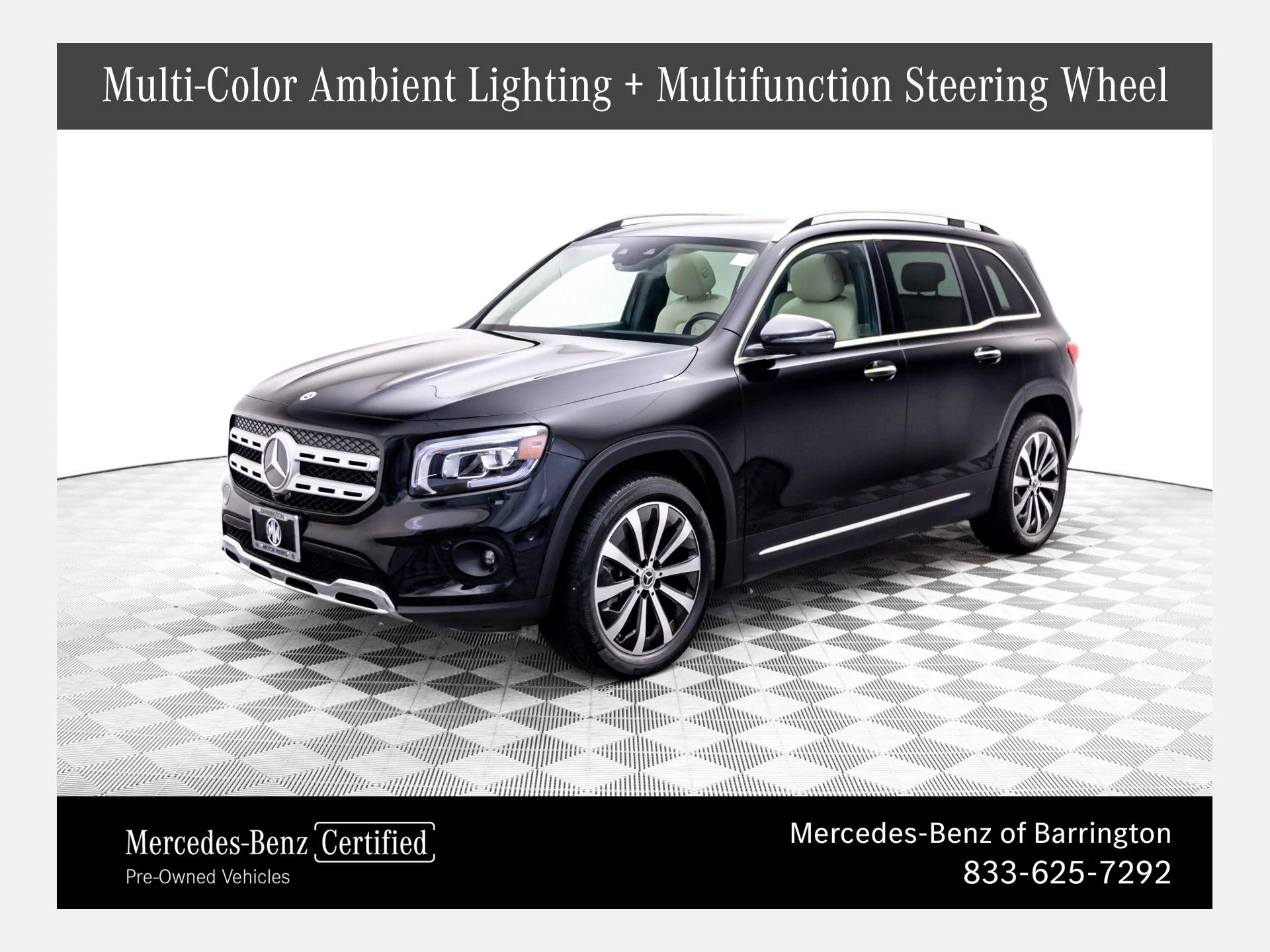 Certified Used 2023 Black Mercedes-Benz GLB 250 image 1