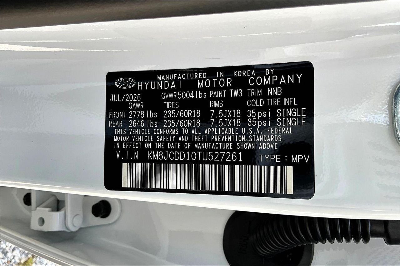 New 2026 White Hyundai SEL Convenience image 23