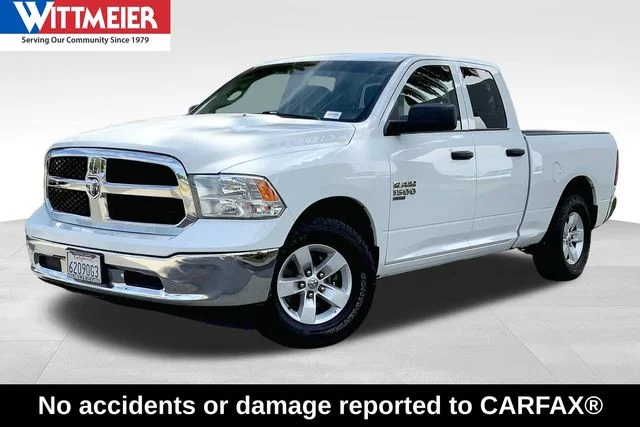 Used 2021 Bright White Clearcoat Ram Tradesman image 1