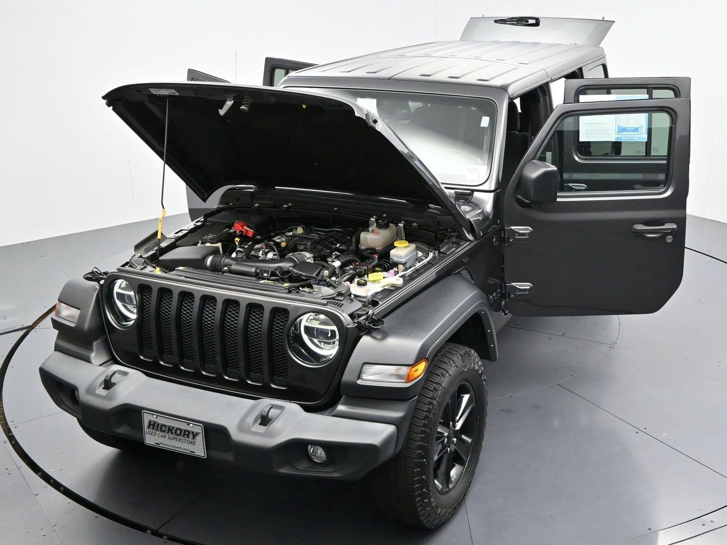 Used 2022 Granite Crystal Metallic Clearcoat Jeep Unlimited Sport Altitude image 43