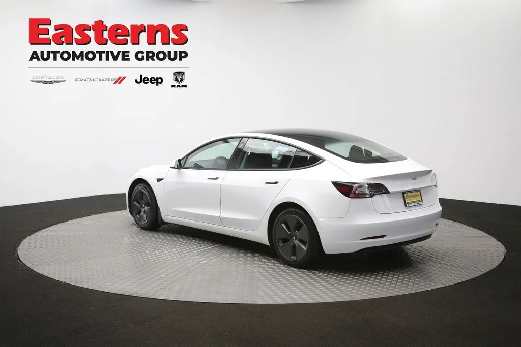 Used 2021 White Tesla Standard Range Plus image 58