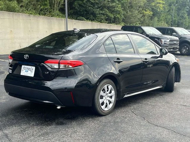 Certified Used 2021 Black Toyota LE image 3