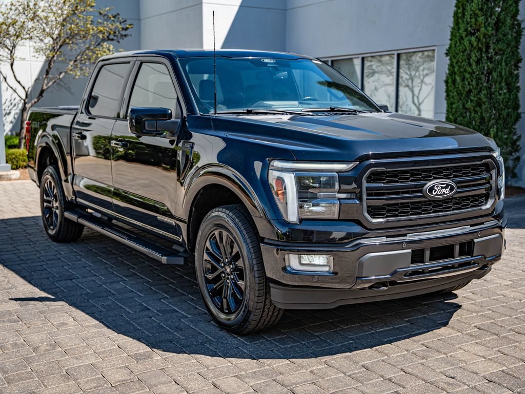 Used 2024 Agate Black Metallic Ford Lariat image 3