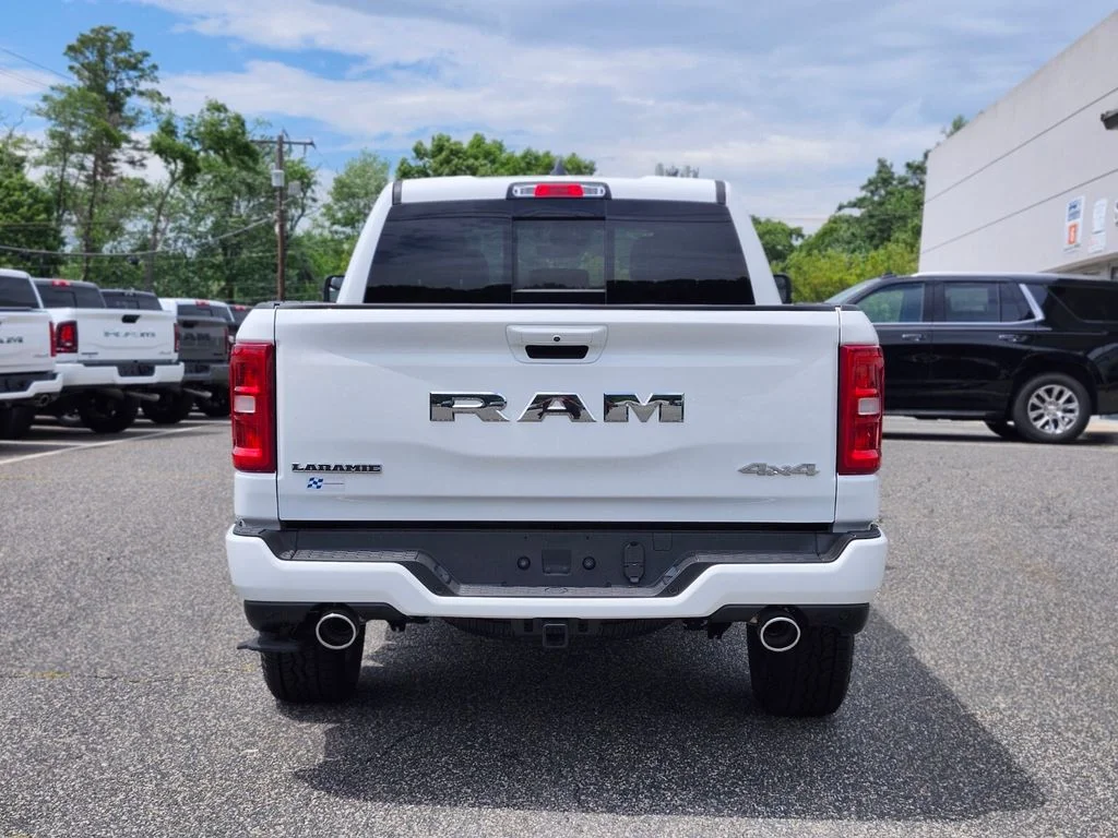 New 2026 Bright White Clear-Coat Exterior Paint RAM Laramie image 4