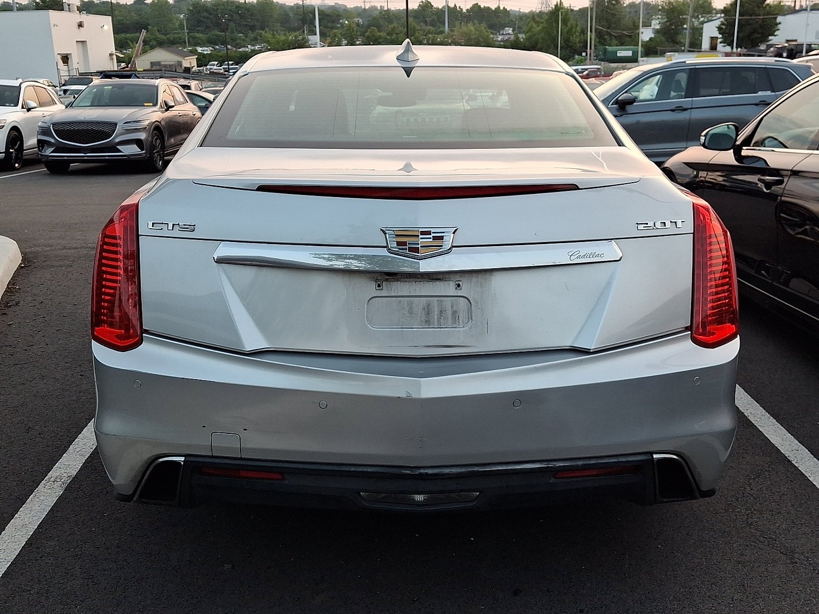 Used 2018 Radiant Silver Metallic Cadillac Luxury RWD image 4