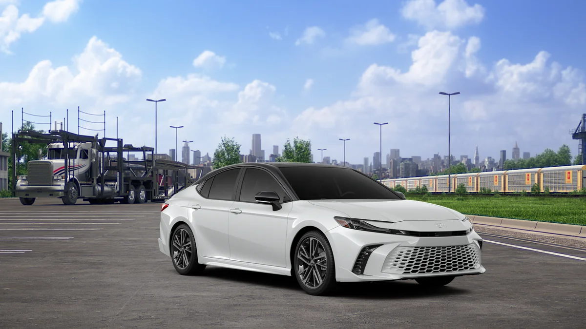 New 2026 Wind Chill Pearl with Midnight Black Metallic roof Toyota XSE image 15