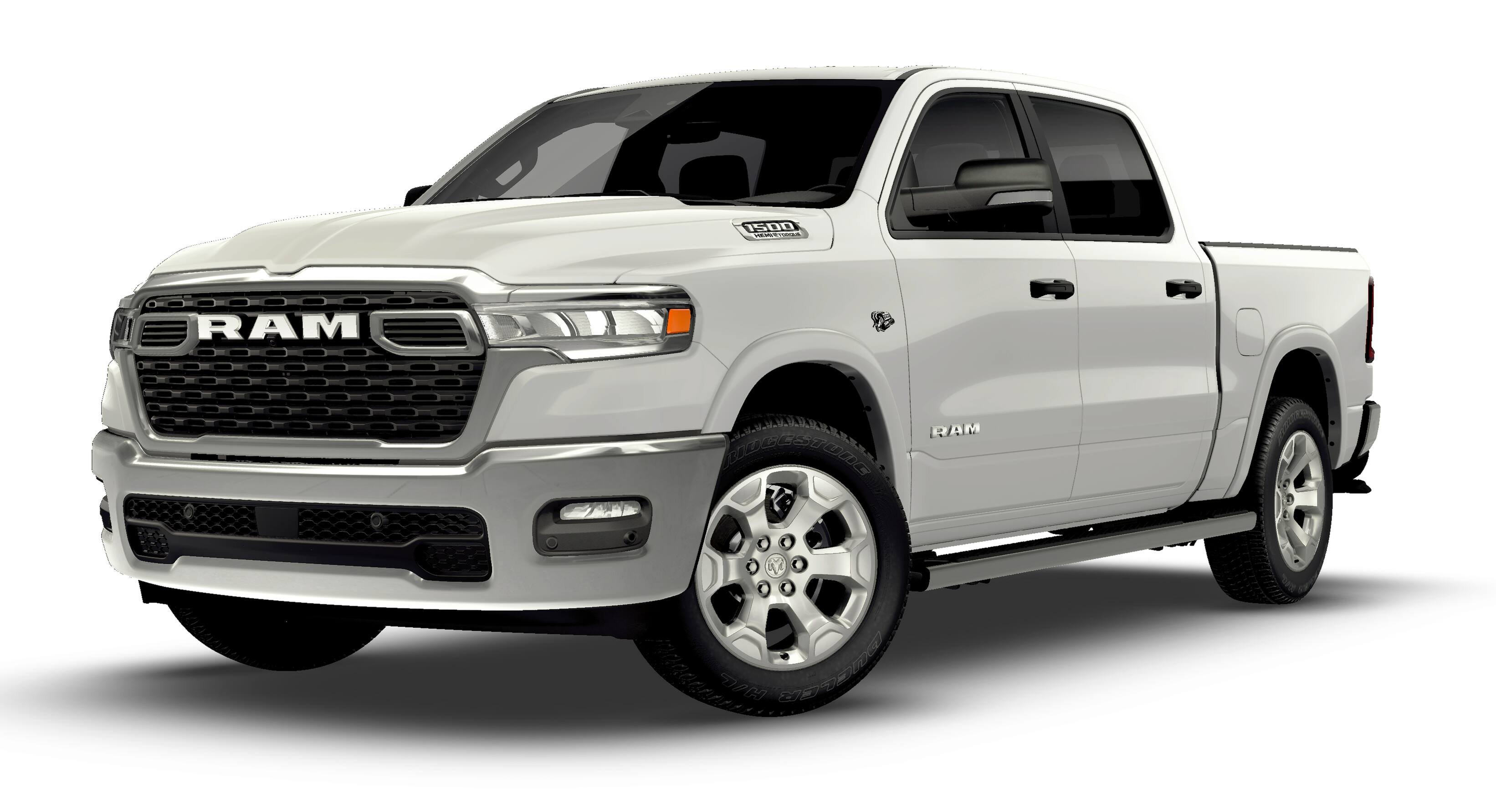 New 2026 Bright White Clear-Coat Exterior Paint RAM Big Horn/Lone Star image 27