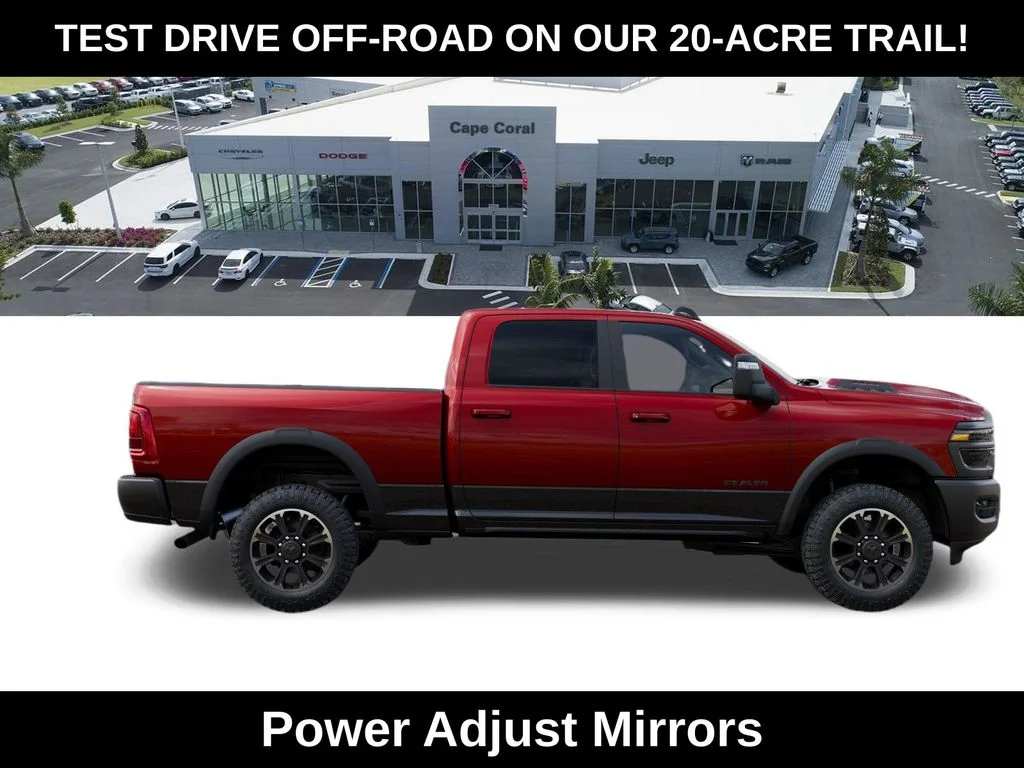 New 2026 Molten Red Pearl-Coat Exterior Paint RAM Rebel image 23