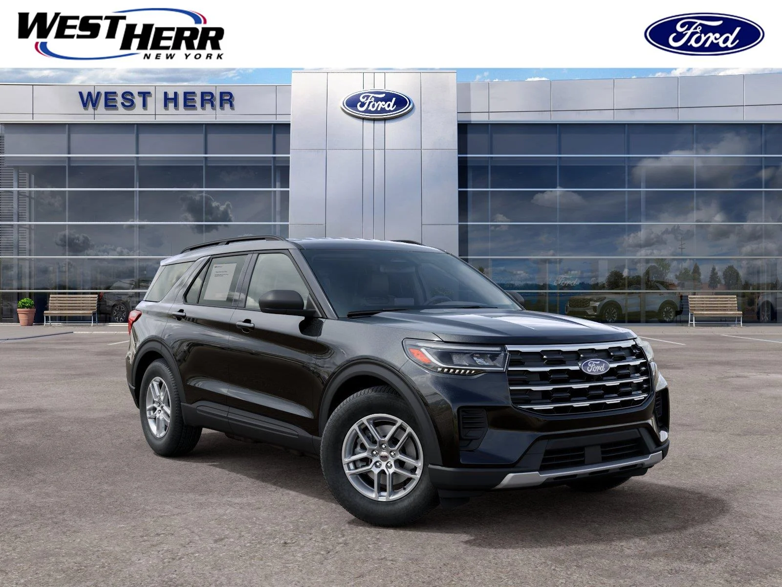 New 2027 Agate Black Metallic Ford Active image 1