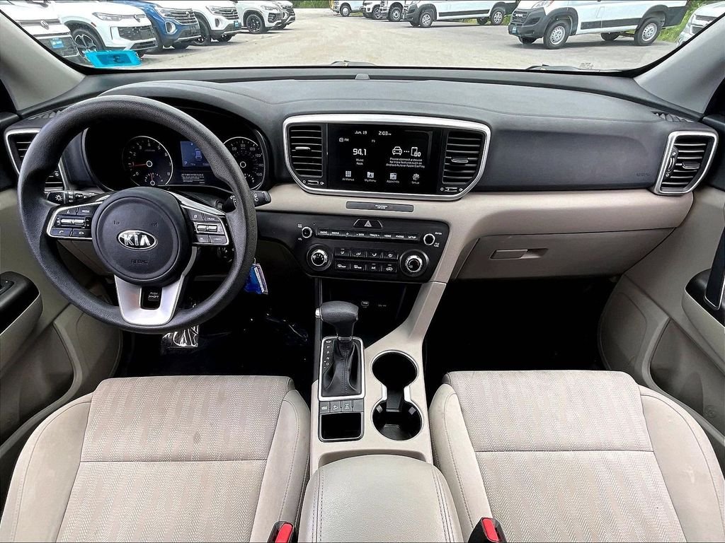 Used 2020 Black Cherry Pearl Kia LX image 20