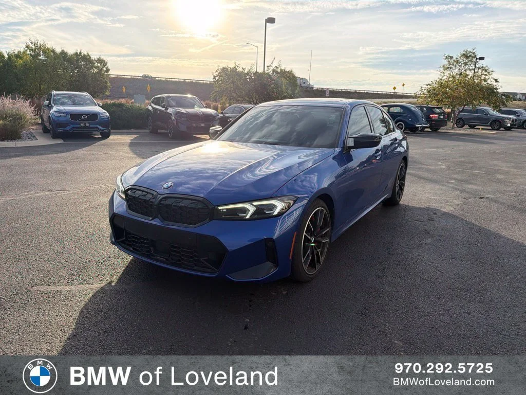 Used 2025 Portimao Blue Metallic BMW M340i xDrive image 1