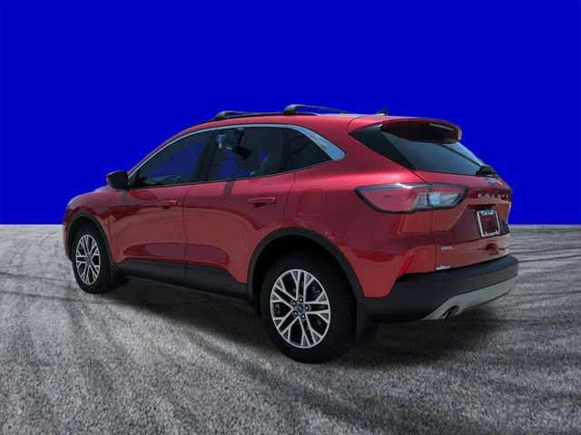 Certified Used 2022 Red Metallic Ford SEL image 6