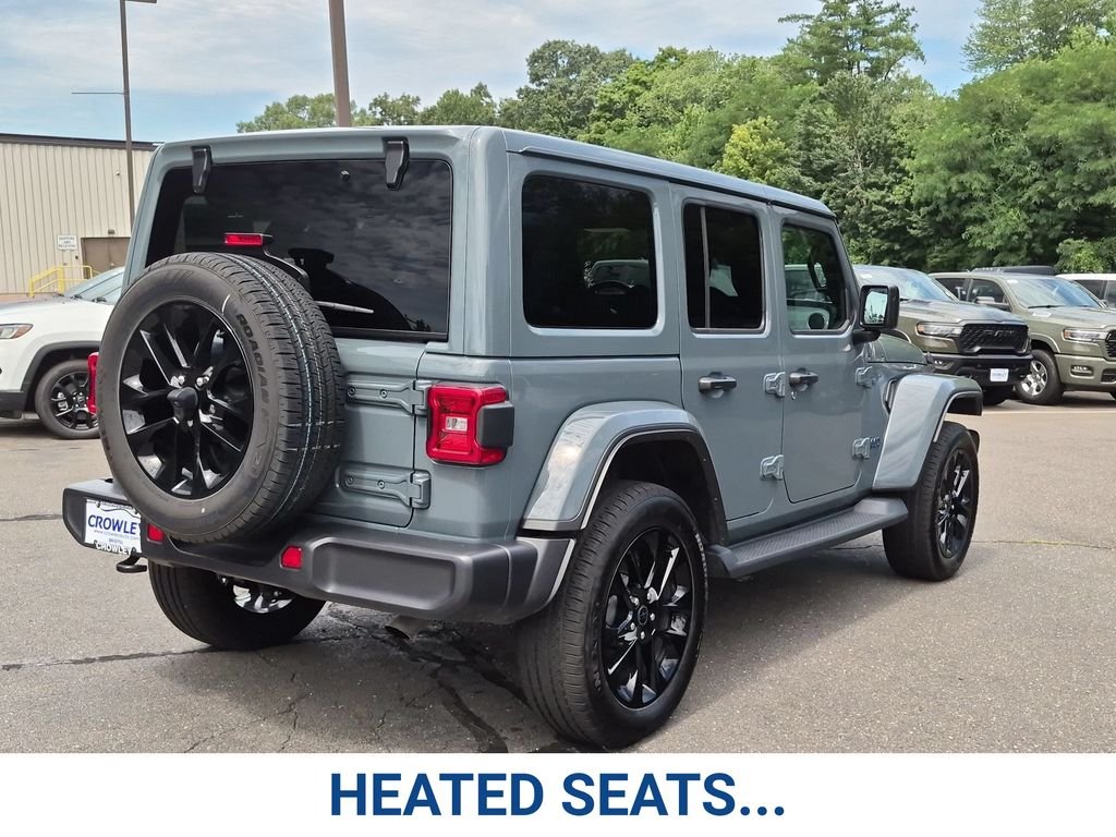Certified Used 2025 Gray Jeep Sahara 4xe image 4