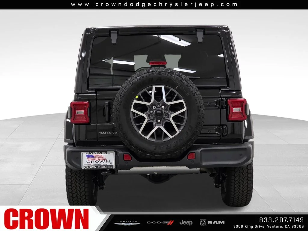 New 2026 Black Clear-Coat Exterior Paint Jeep Sahara image 6