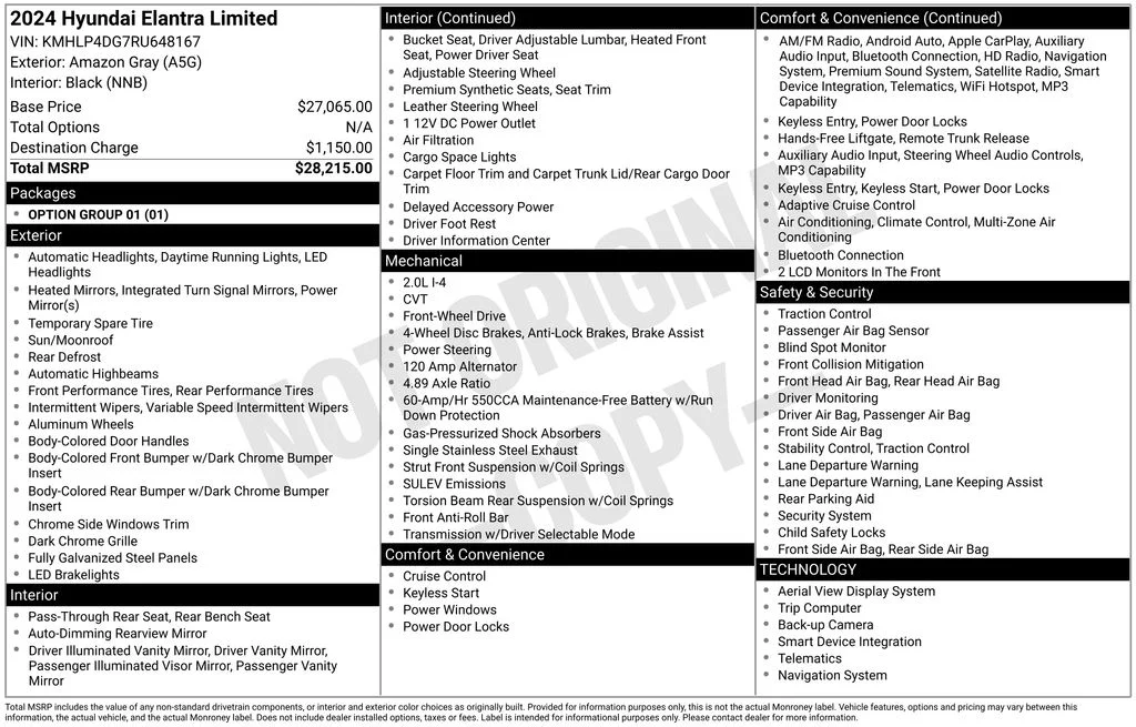 Used 2024 Gray Hyundai Limited image 17