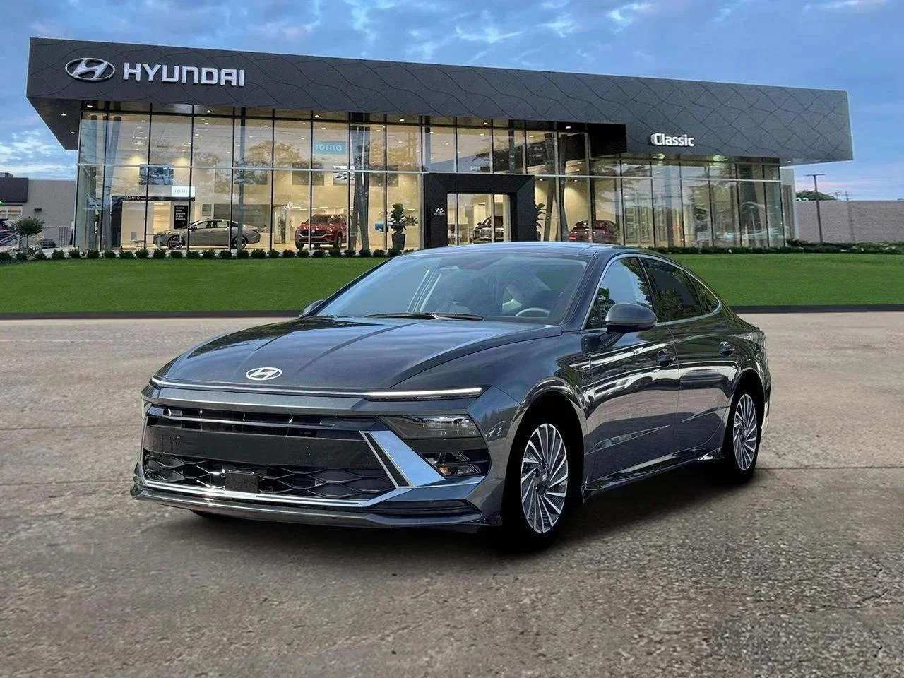 New 2026 Portofino Gray Metallic Hyundai SEL image 1