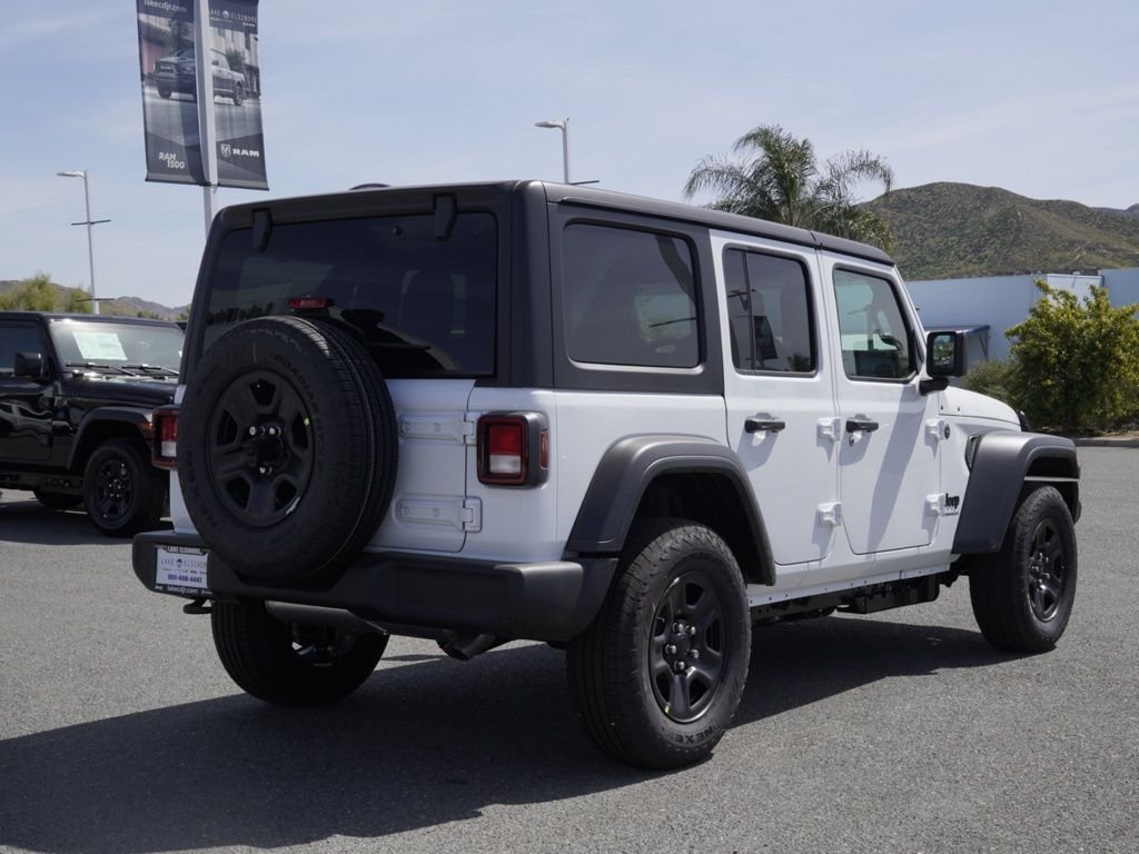 New 2026 Bright White Clear-Coat Exterior Paint Jeep Sport image 3