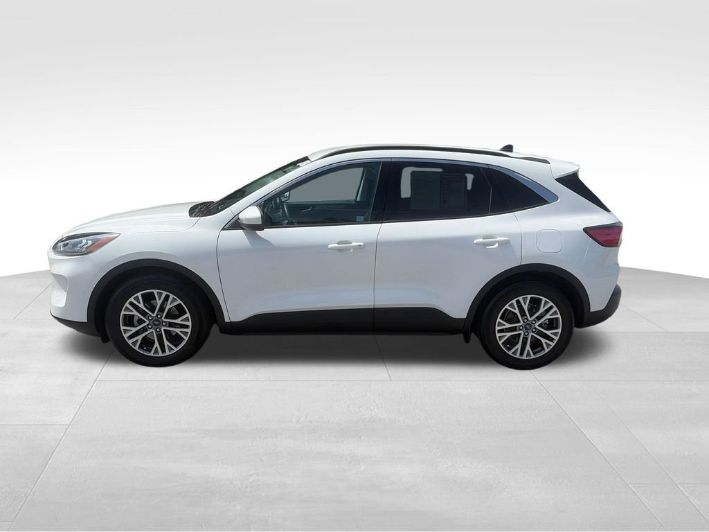 Used 2022 White Metallic Ford SEL image 3