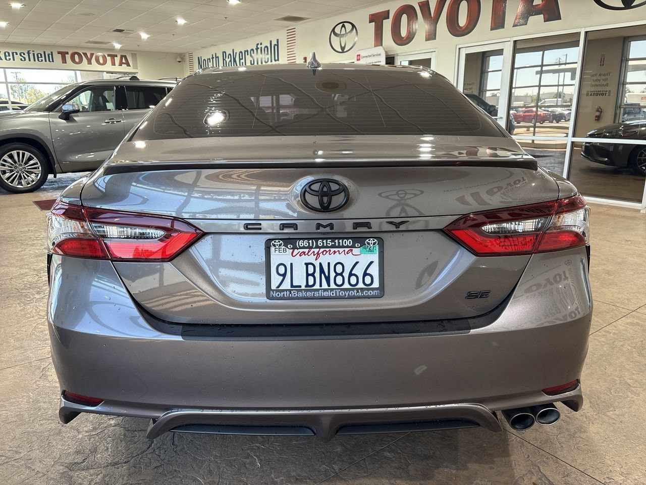 Certified Used 2024 Predawn Gray Mica Toyota SE image 9