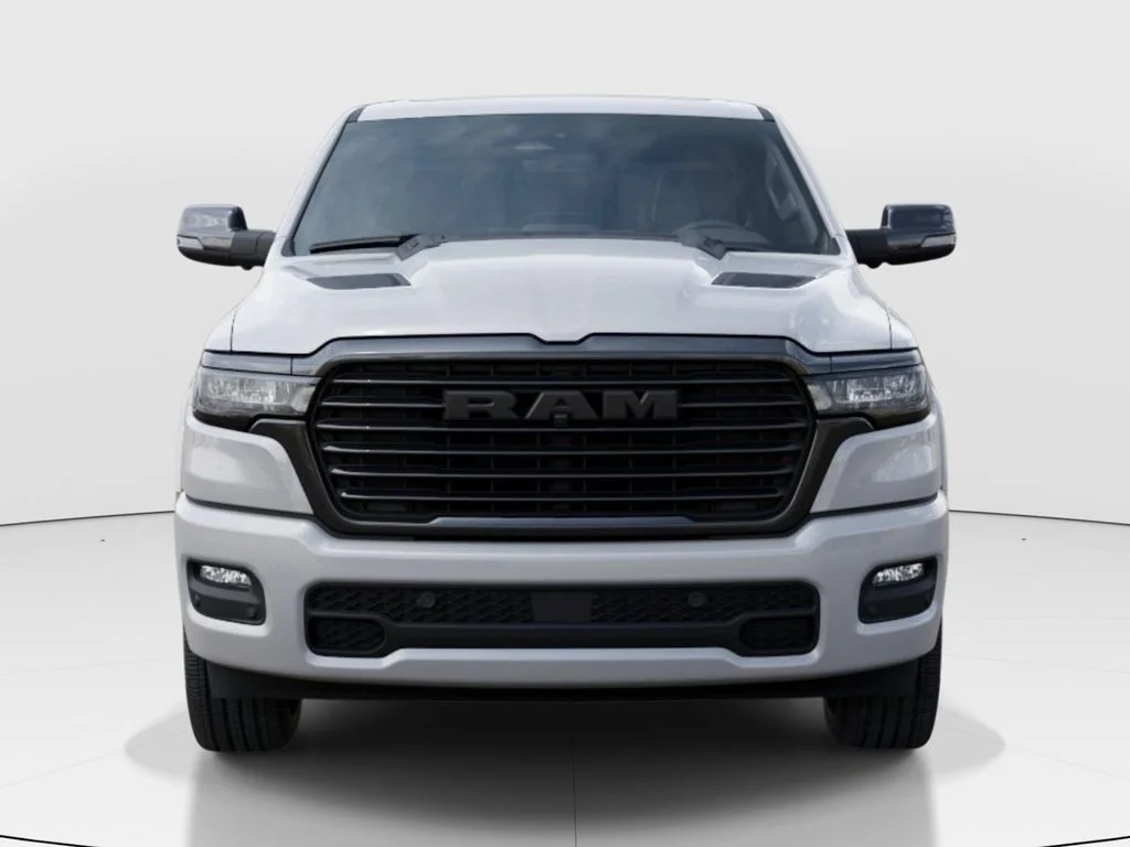 New 2026 Ivory White Tri-Coat Pearl-Coat Exterior Paint RAM Laramie image 7
