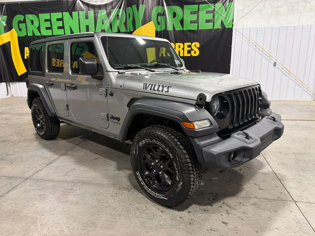 Used 2020 Billet Silver Metallic Clearcoat Jeep Willys image 2
