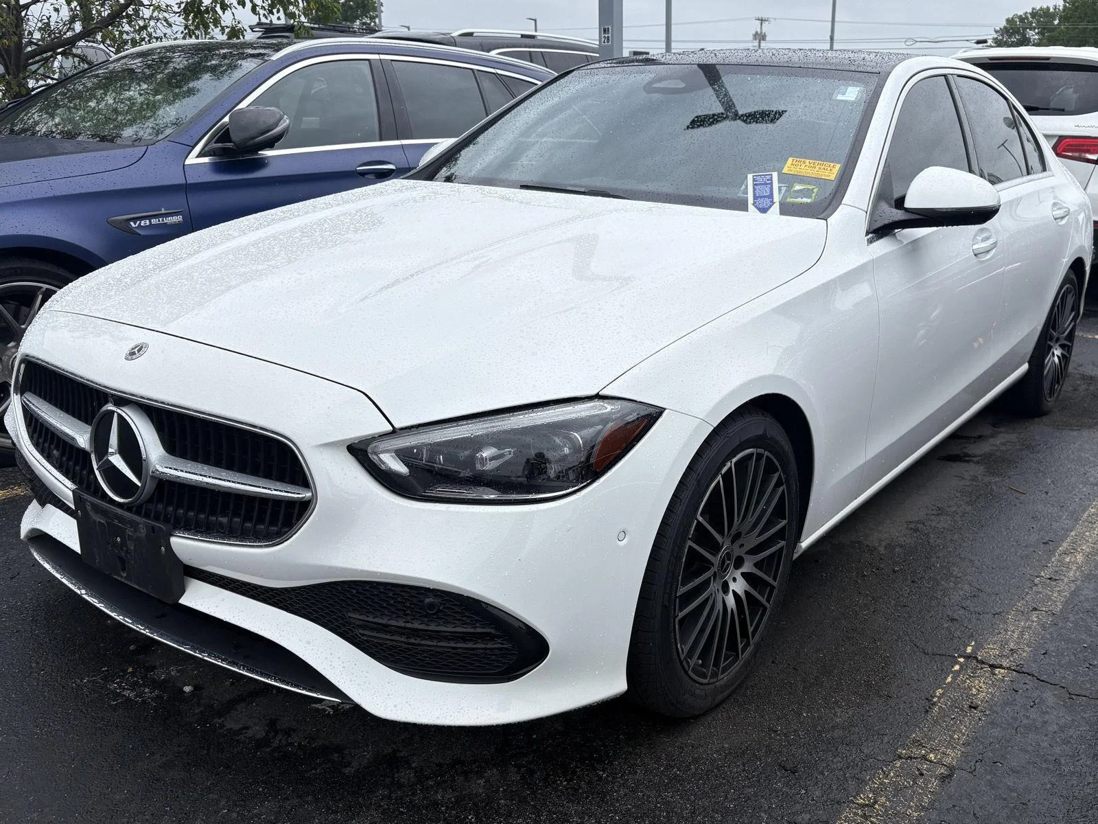 Used 2023 Polar White Mercedes-Benz C 300 image 3