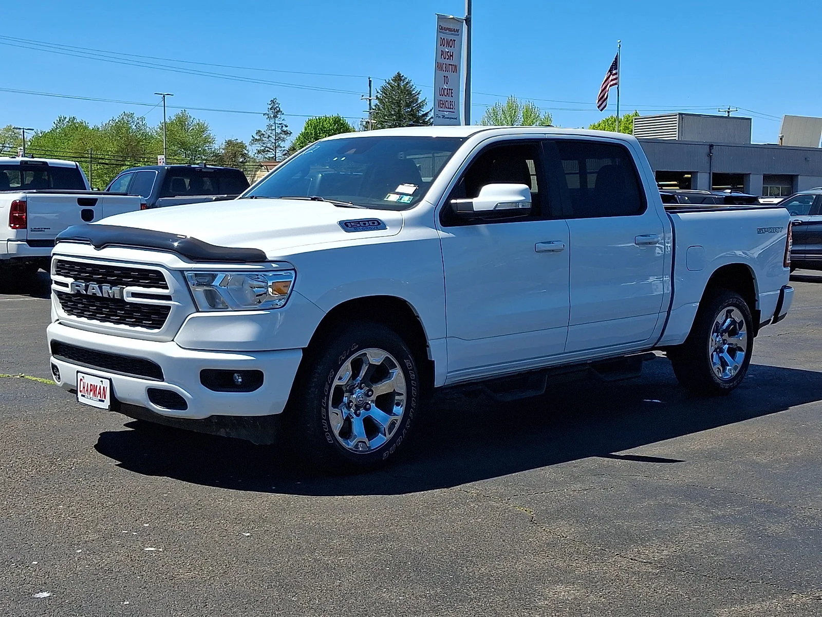 Used 2022 Bright White Clearcoat Ram Big Horn/Lone Star image 3