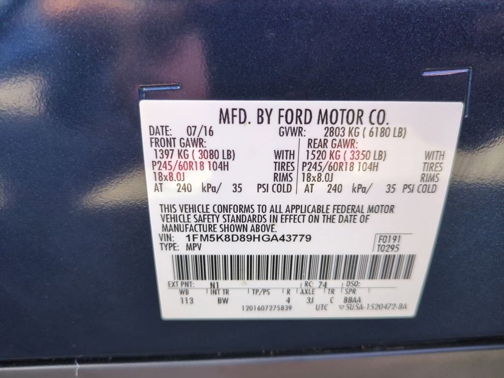 Used 2017 Blue Ford XLT image 29