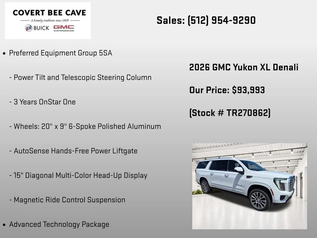 New 2026 White GMC Denali image 13