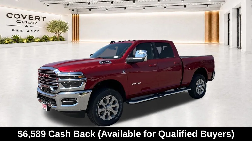 New 2026 Molten Red Pearl-Coat Exterior Paint RAM Laramie image 4
