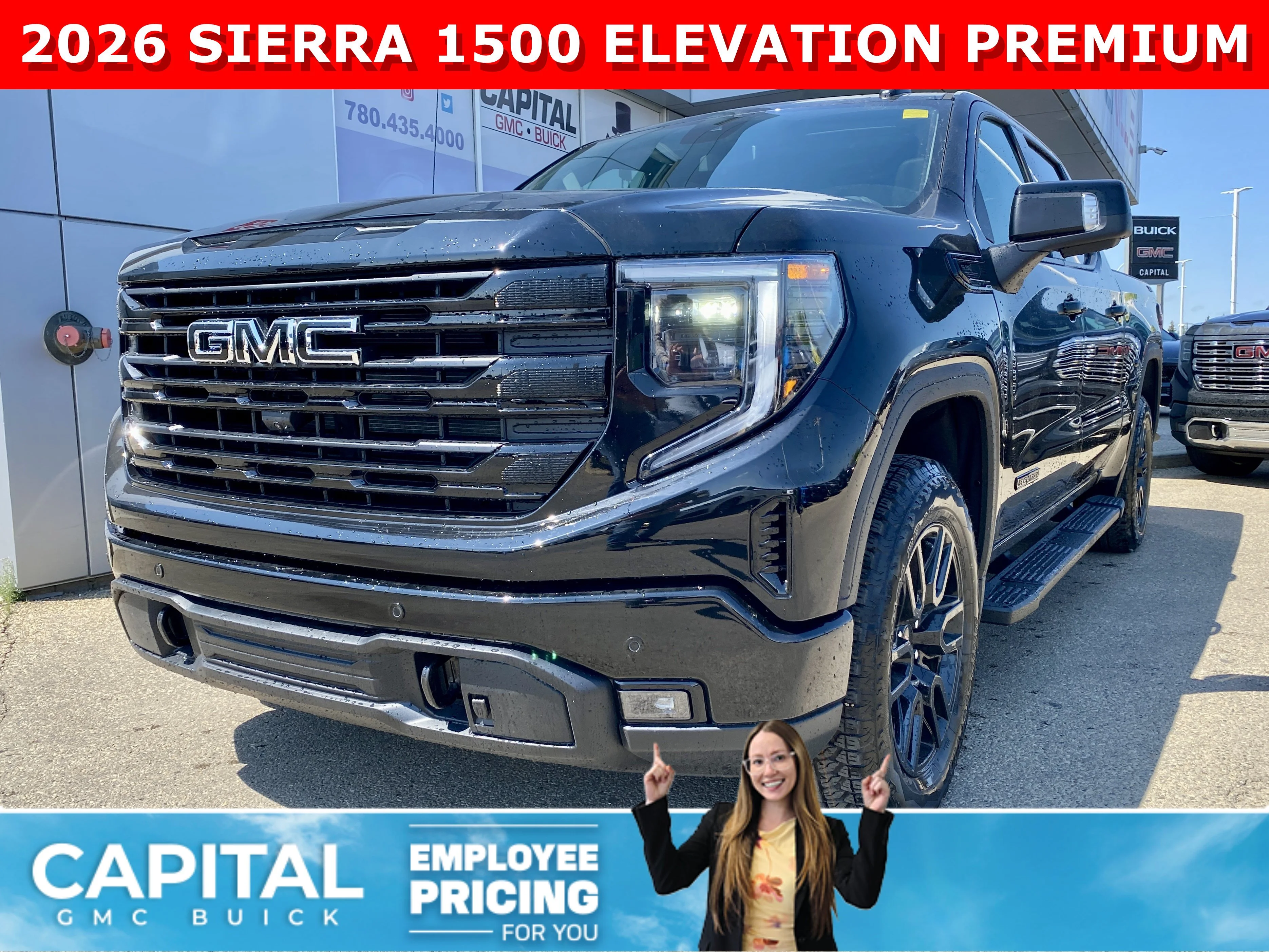 New 2026 ONYX BLACK GMC Elevation image 1