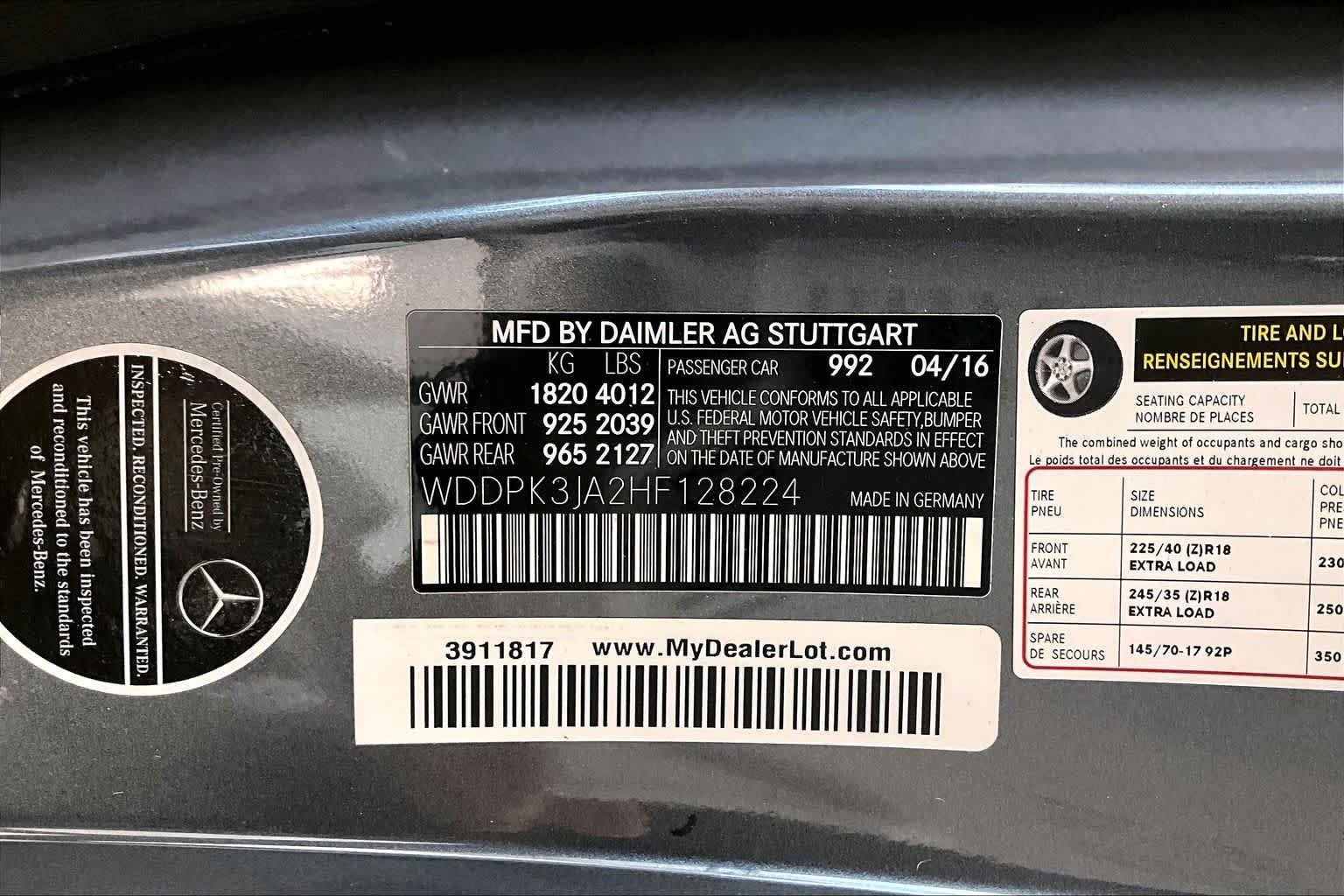 Used 2017 Selenite Grey Metallic Mercedes-Benz SLC 300 image 28