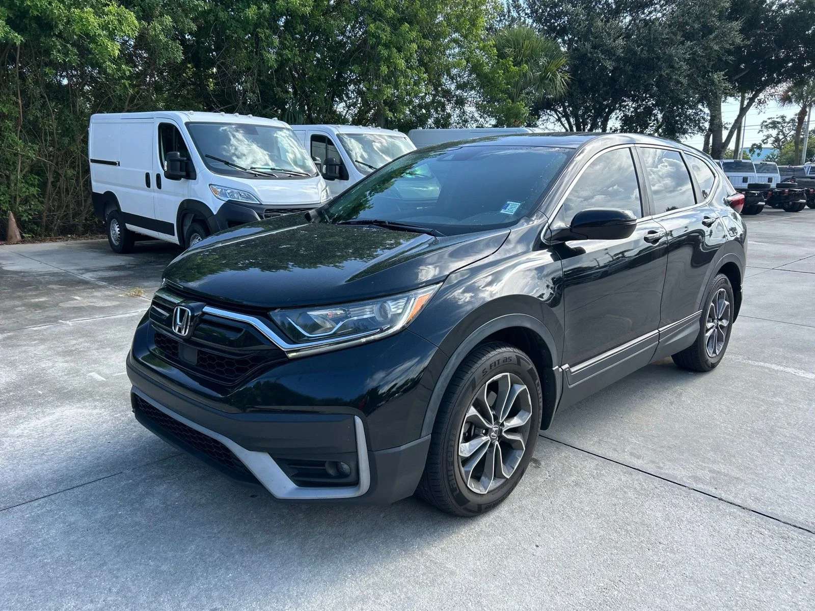 Used 2022 Crystal Black Pearl Honda EX image 20