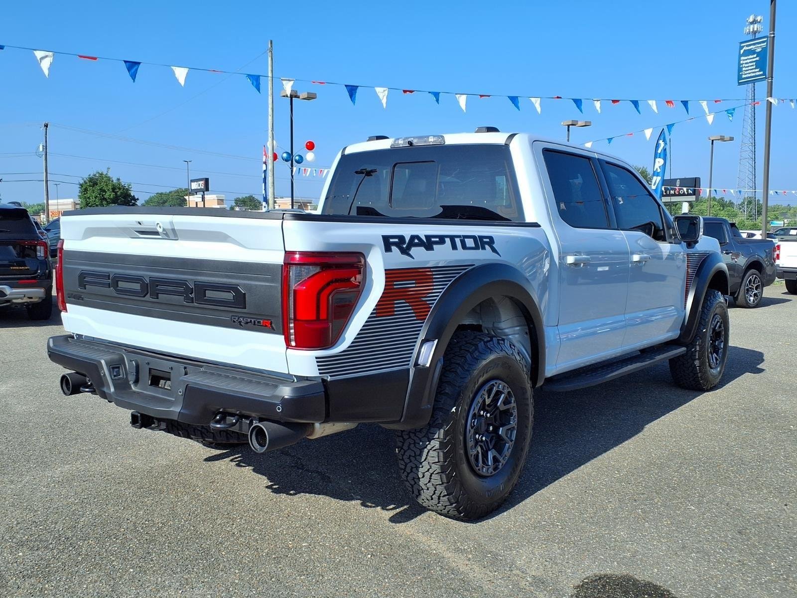 Used 2025 Space White Metallic Ford Raptor image 2