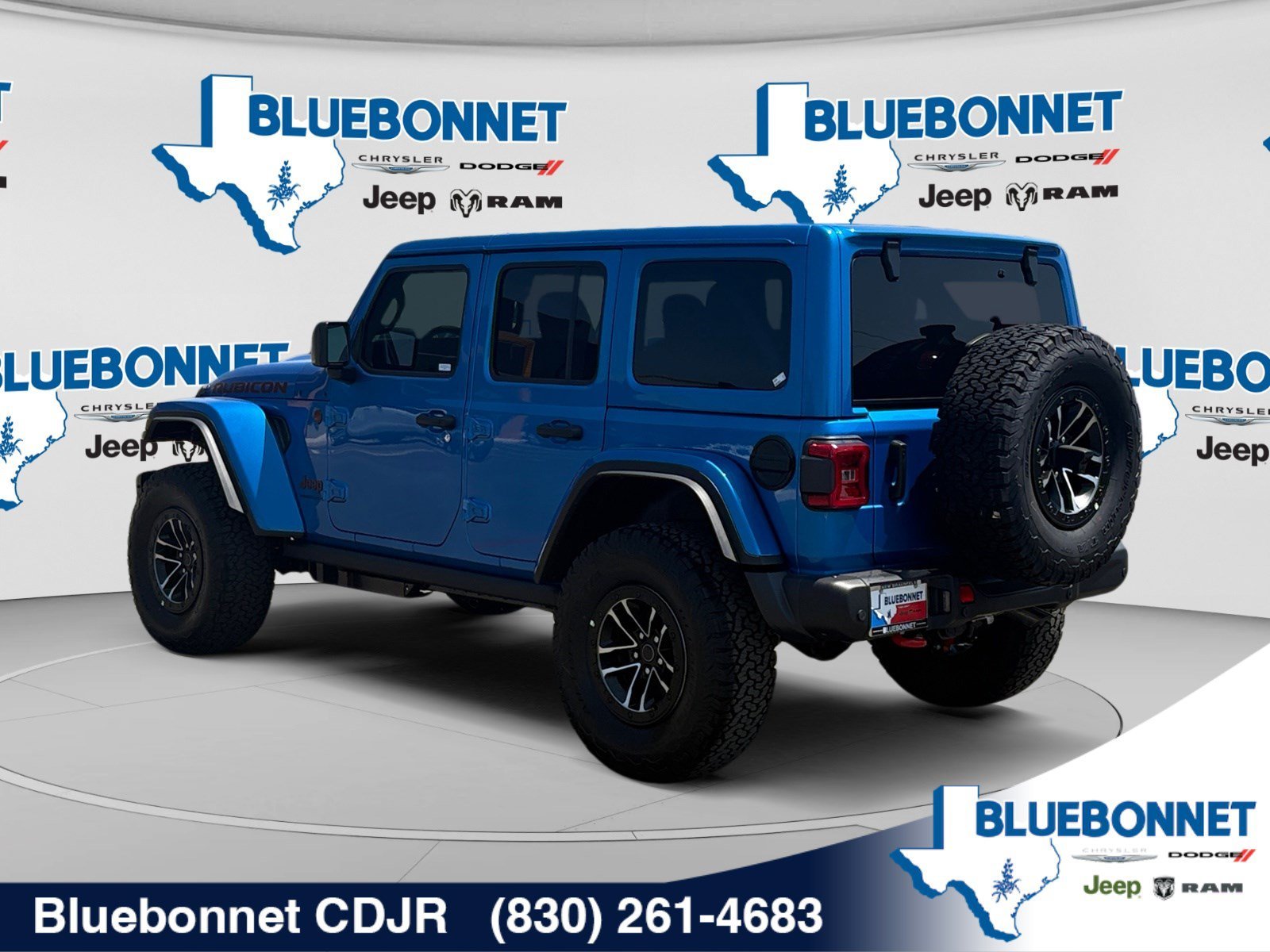 New 2026 Hydro Blue Pearl-Coat Exterior Paint Jeep Rubicon X image 7