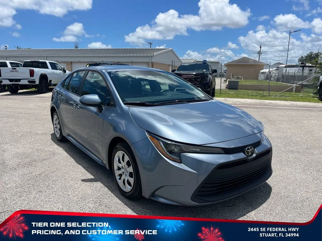 Used 2023 Gray Toyota LE image 3