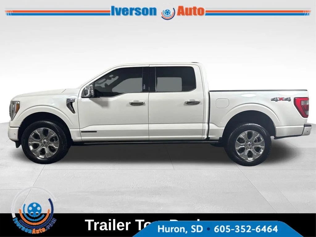 Used 2022 Star White Metallic Tri-Coat Ford Platinum image 7