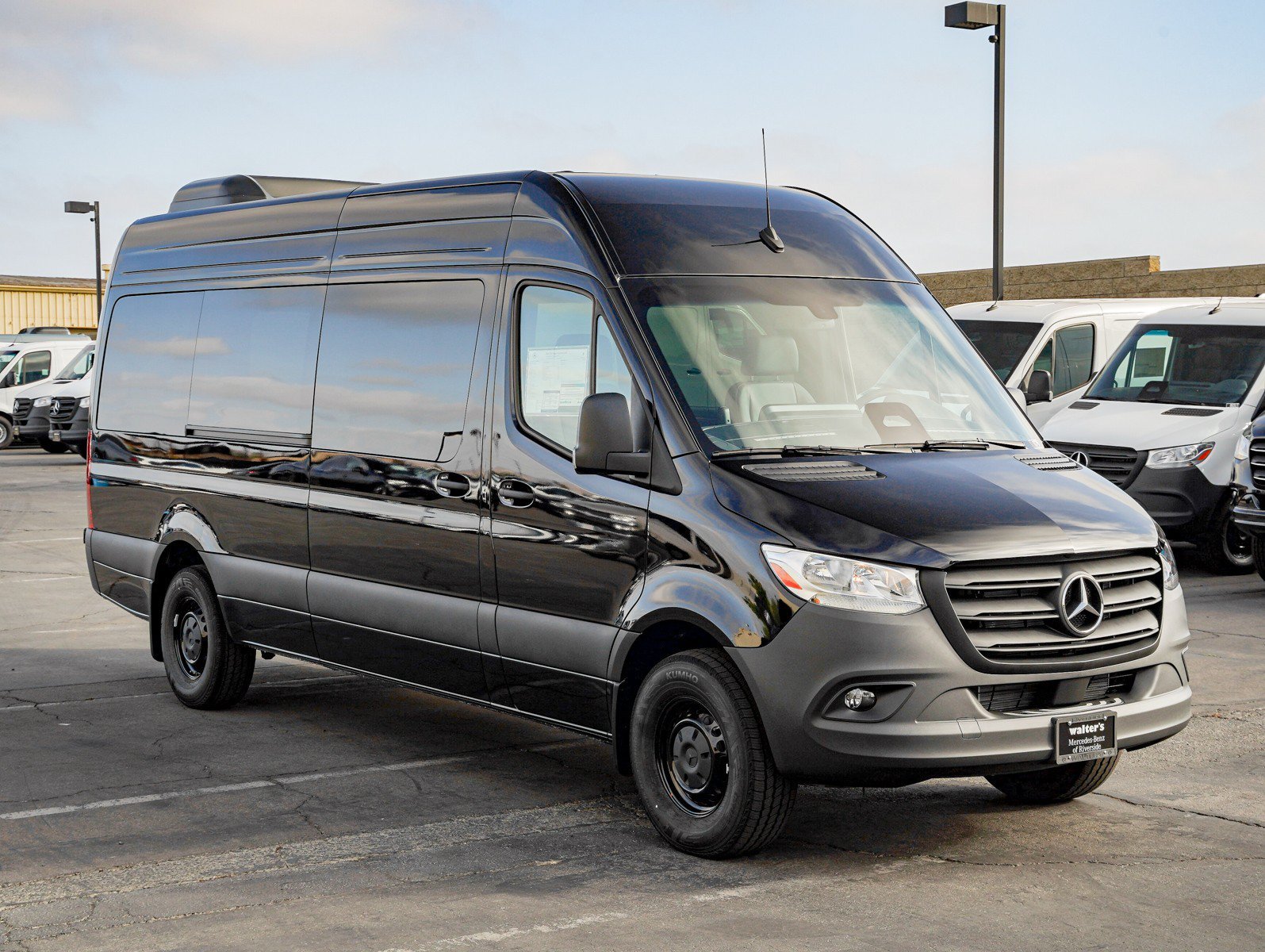 New 2026 Jet Black Mercedes-Benz 2500 High Roof I4 Diesel 170 RWD image 3