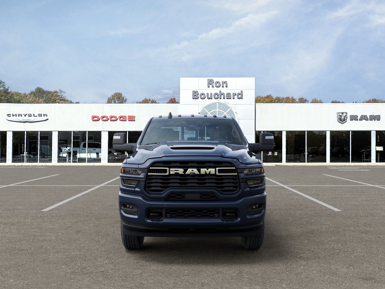 New 2027 Forged Blue Metallic Exterior Paint RAM Big Horn image 6