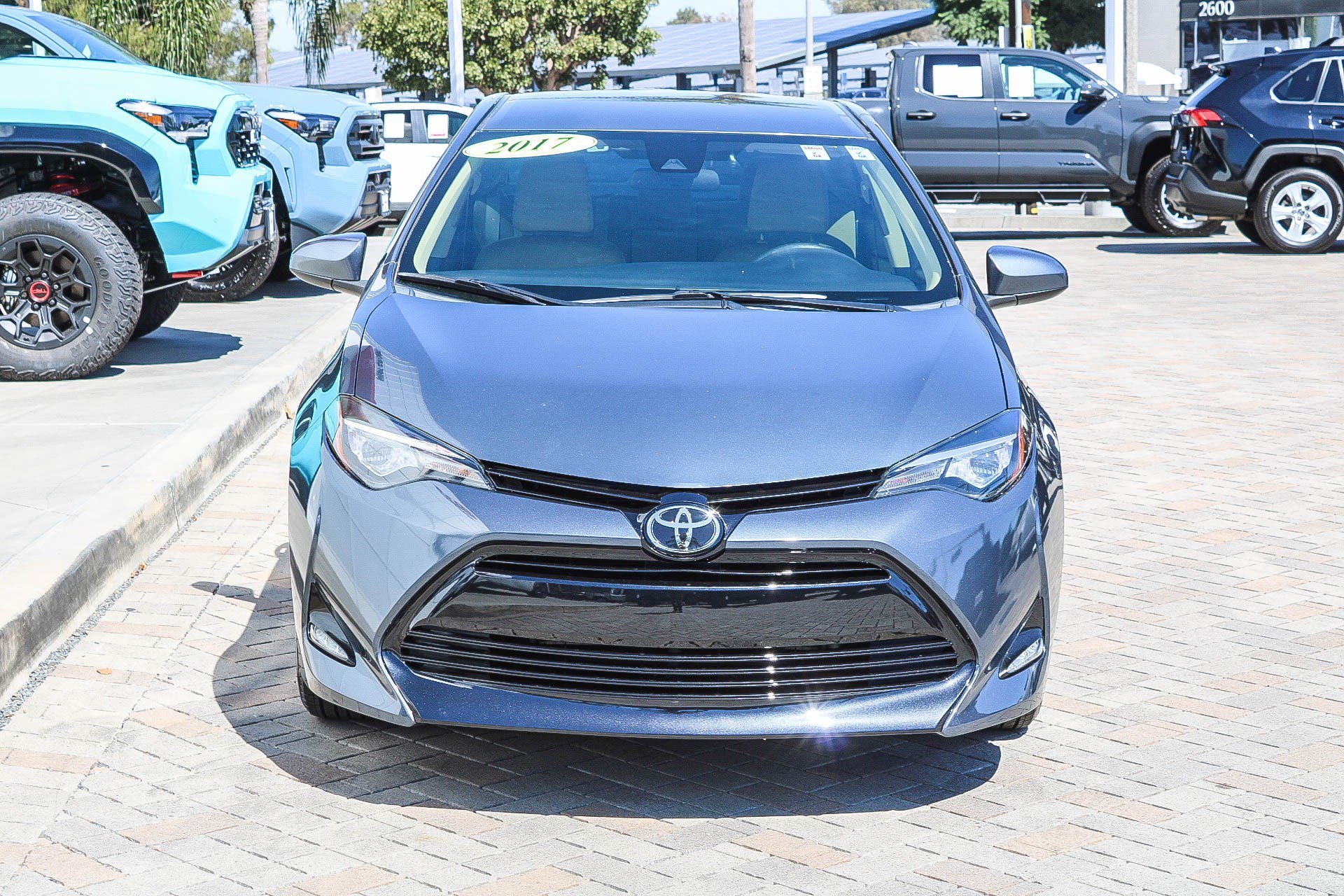 Certified 2017 Toyota Corolla LE with VIN 5YFBURHE4HP623348 for sale in Long Beach, CA