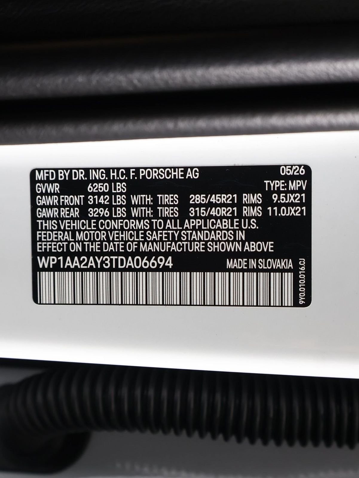 New 2026 Carrara White Metallic Porsche  image 24